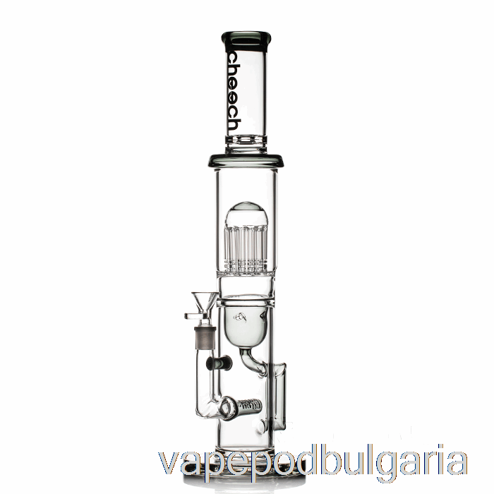 Vape Bulgaria Cheech Glass Tree Recycler Big Rig Bong Black